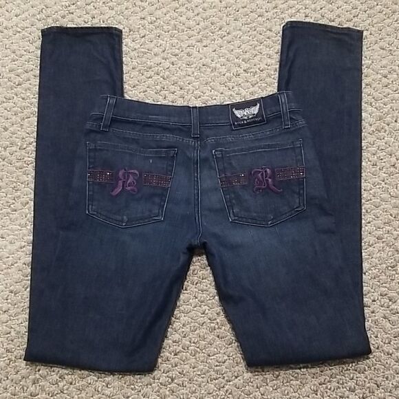 ROCK & Republic Low-Rise Dark Wash Berlin Skinny Jeans - Picture 5 of 8